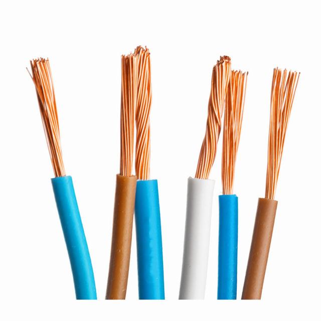 
                                 Núcleo de Cobre resistentes al fuego Insualted PVC flexible Cable eléctrico                            