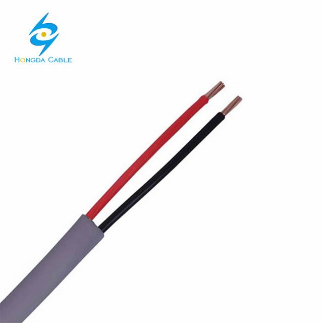  Cable del gemelo del alambre de cobre del PVC del gemelo y de la tierra del cable plano