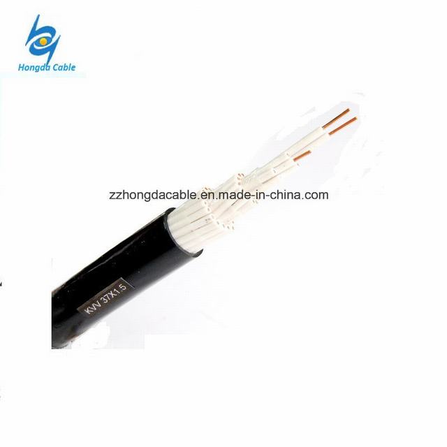  Cable de cobre flexible aislados en PVC y enfundados H05VV5-F El Cable de control