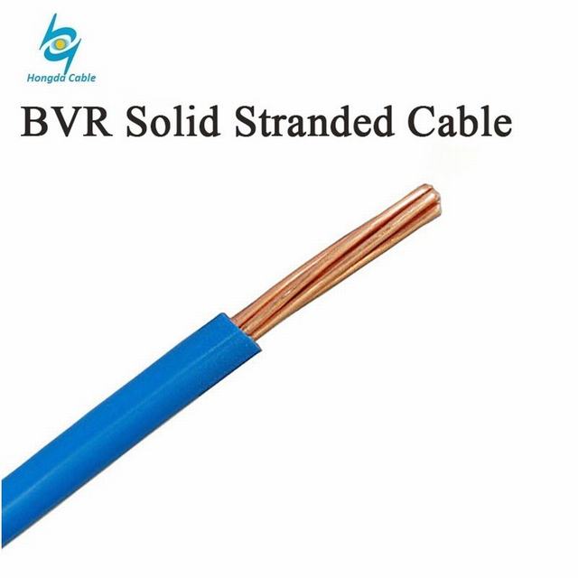  Fio elétrico de cabo de PVC flexível de núcleo único de cobre Cabo massa 1X4mm
