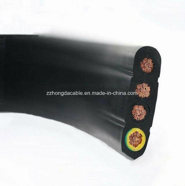 Flexible Flat Cable Four Cores Annealed Copper Power Cable