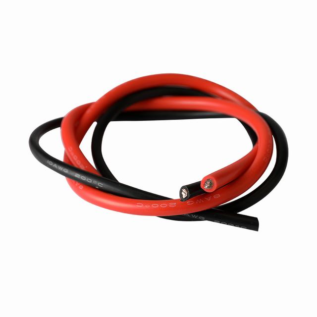 
                                 Una buena calidad resistente a altas temperaturas 300/500 Cable de silicona Flexible 6 8 10 12 14 16 18 AWG                            