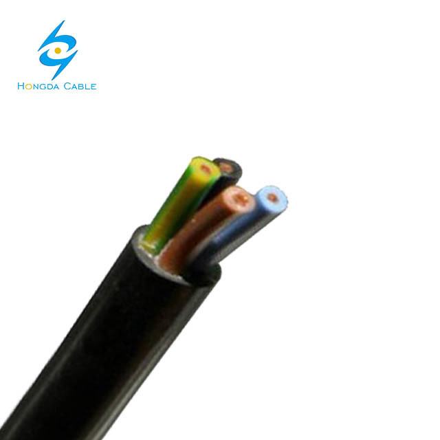 
                                 H05VV-F Cable de 3 núcleos de 4 núcleos de 25mm 35mm 50mm 70mm 95mm Cable de cobre flexible                            