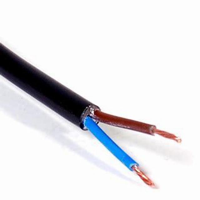 IEC 60502-1 0.6/1kv Copper Conductor PVC Insulated PVC Sheathed 2 Core Nyy Power Cable