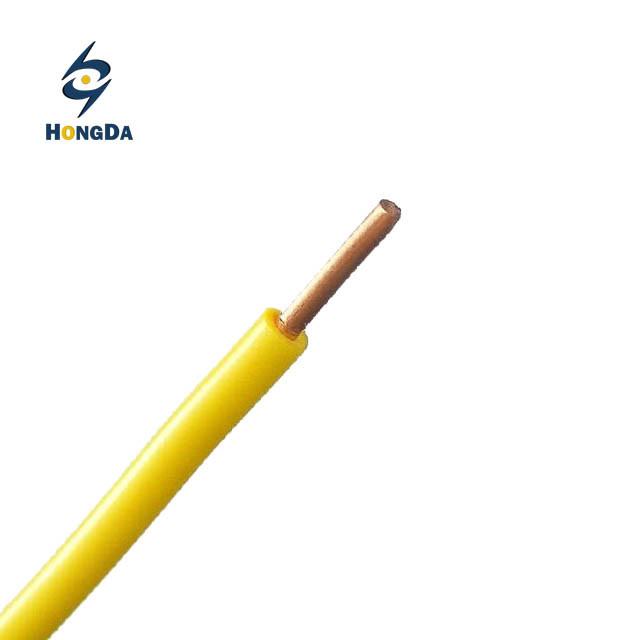  La norme CEI solide sur le fil de la Chambre en PVC de fil Cooper 1,5 2,5 4 6 10mm2