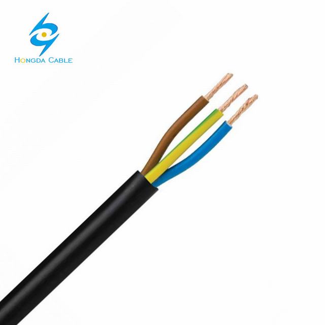  Cable aislado de 3 Núcleos de cable flexible de 4 mm.