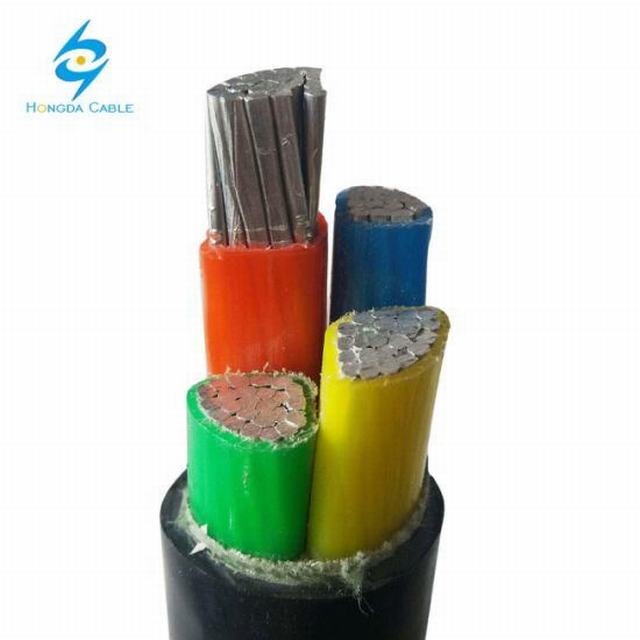 LV Low Voltage 4 Core XLPE 95mm2 Insulated Aluminum Power Cable