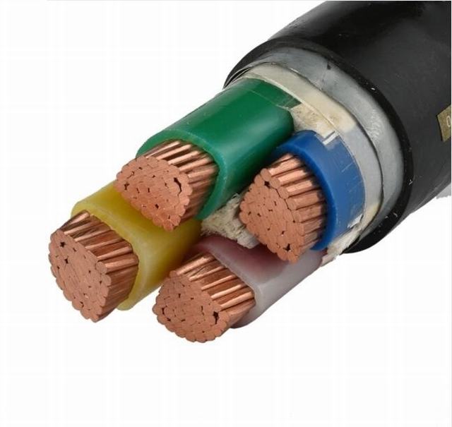 
                                 Baja tensión de 3 núcleos de Cu/Al Conductor recubierto de PVC con aislamiento XLPE Cable de alimentación                            