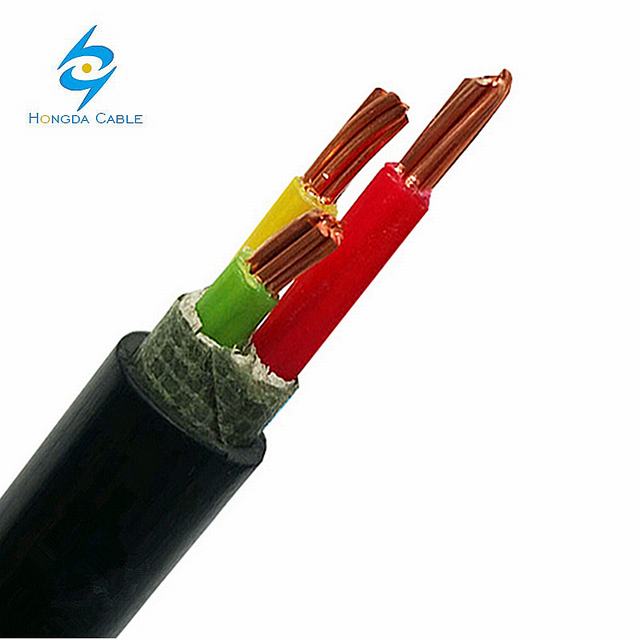  Низкое напряжение питания постоянного тока кабеля с ПВХ изоляцией провода электрического кабеля в оболочке диаметром 3 x 25мм2