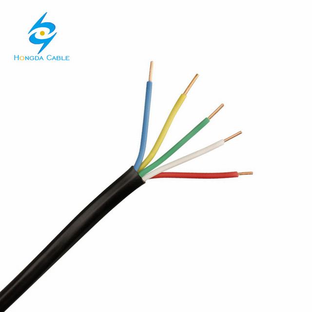 
                                 Doble aislamiento de PVC solo núcleo de cobre el cable eléctrico                            