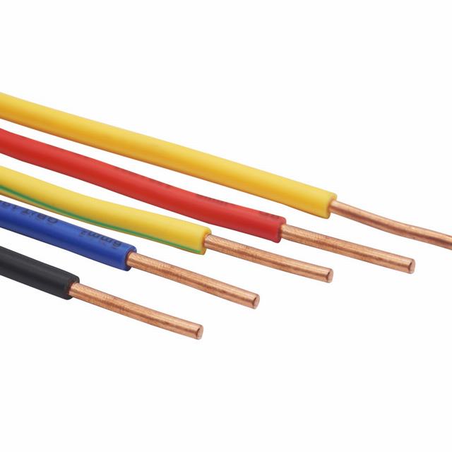 
                                 Conductor de cobre aislados con PVC de 1,5 mm2 de 2,5 mm2 4mm2 Cable Eléctrico BV                            