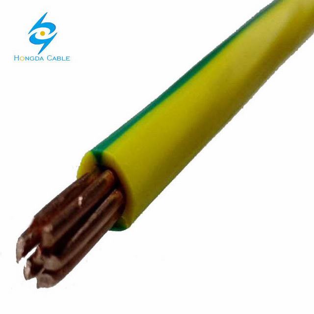  El cable eléctrico de cobre aislados con PVC 16 mm2 Cable aislado