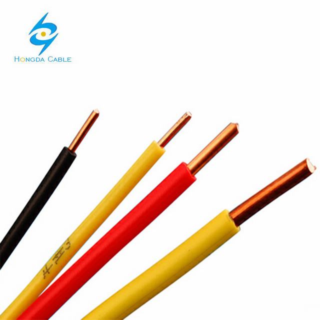 PVC Insulated Copper Household Wiring Electrical Earth Buliding Wire Cable