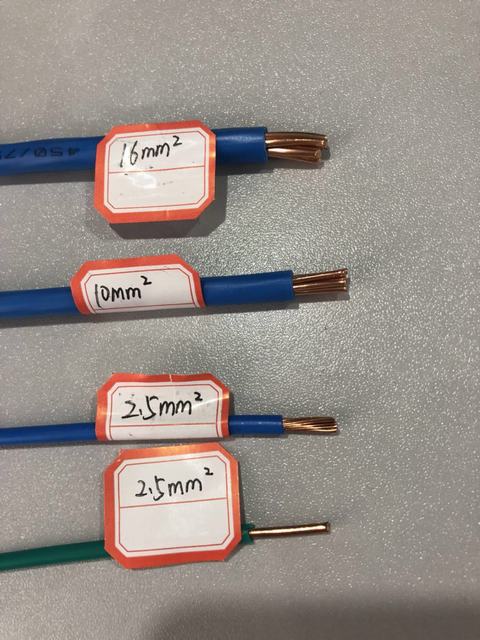  Aislamiento de PVC Cable Eléctrico solo 6mm de cobre de 1,5 mm 2,5 mm 4 mm.