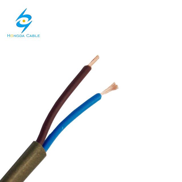 PVC Insulated PVC Jacket Flexible Cooper Core Rvv Electrical Cable