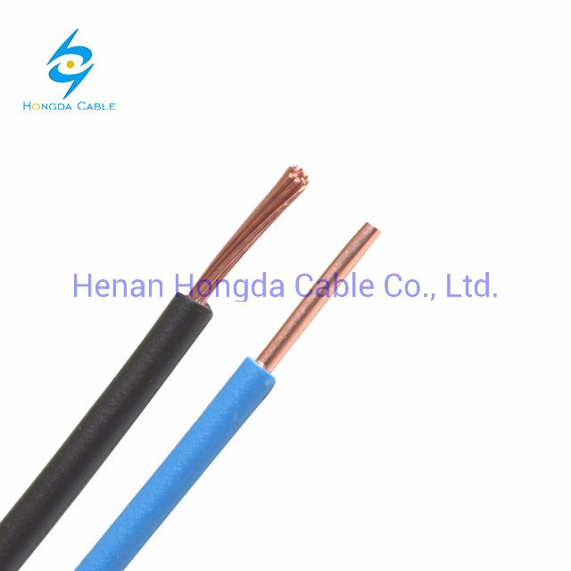 
                                 Aislamiento de PVC Single Core de 3 núcleos de 4mm 2,5 mm 1,5 mm de cable de cobre flexible sólida                            