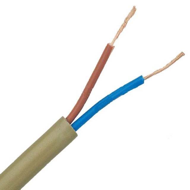 
                                 Kabel van de Draad van het Type 2X2.5 van Leider van de Isolatie van pvc de Materiële en Vastgelopen                            
