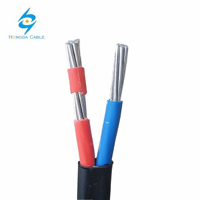 
                                 Cable de alimentación de aislamiento XLPE de PVC de 2x16mm2 Cable de PVC Aluminio Henan                            