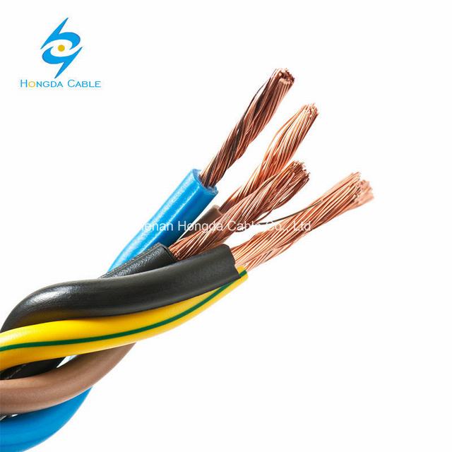  A transmissão de potência usou o cabo Sheathed PVC flexível industrial do cobre RV-K