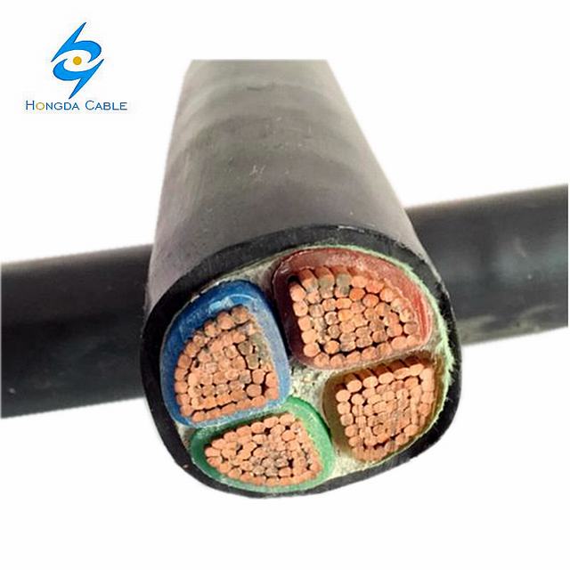 
                                 Tension nominale de 1 KV Kabel PVC Nyy 4x95mm2 Câble de puissance                            