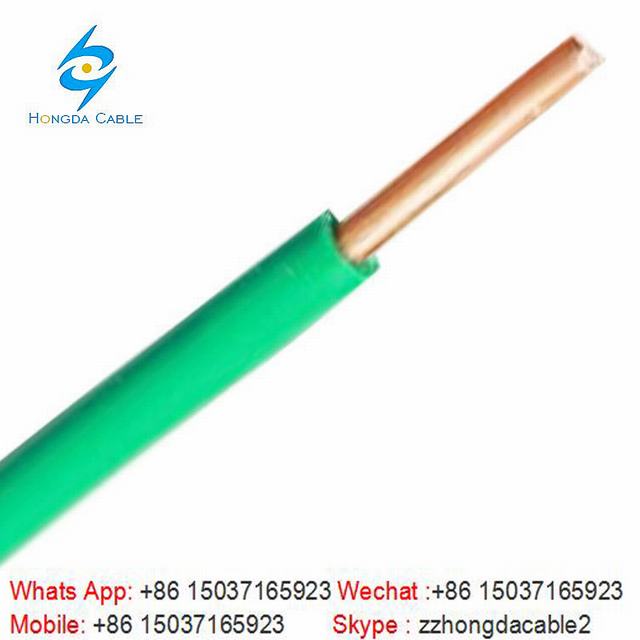
                                 El cable eléctrico de cobre sólido Cable de cobre aislados con PVC de 1,5 mm2 de 2,5 mm2                            