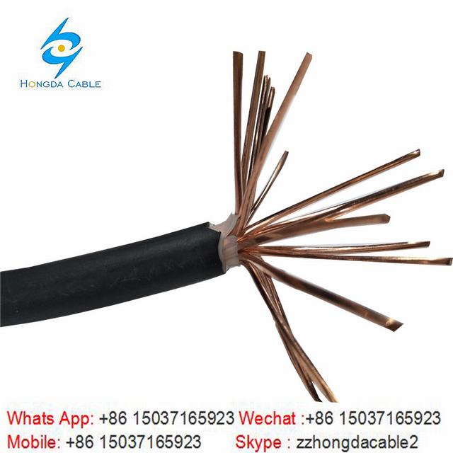 
                                 Câble d'alimentation Ttu PE Gaine en PVC du câble de cuivre isolé                            
