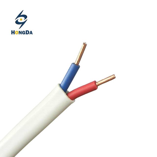 
                                 Dos Core 7 Aislamiento de PVC de cobre trenzado de alambre y cable eléctrico de 25mm                            