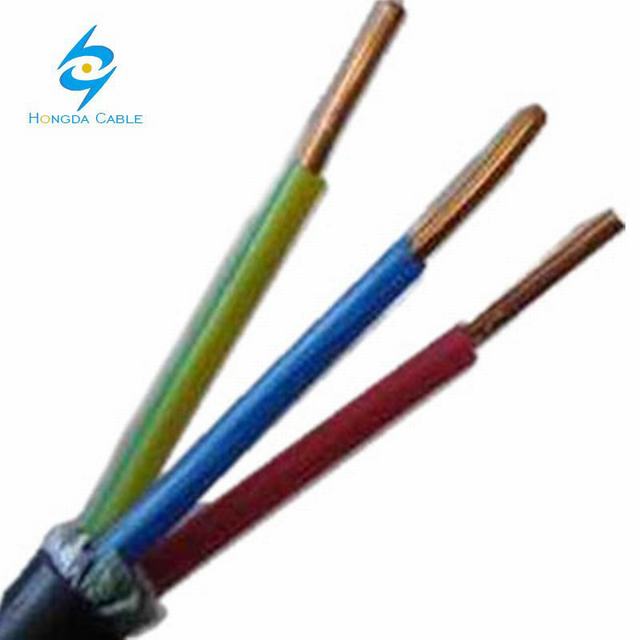  U-1000 R2V 0.6/1 Kv XLPE Funda de PVC de aislamiento del cable de alimentación 3*3*1.5 Cable 2.5