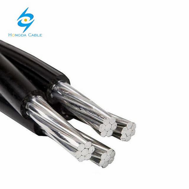 
                                 4 XLPE Core 35мм кабель ABC 3 этапов на поддержку антенный кабель                            