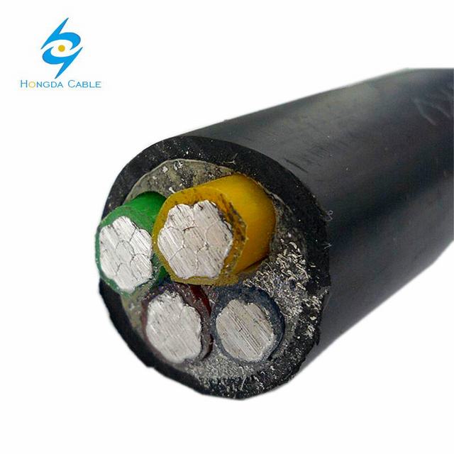 
                                 Изолированный XLPE 4 Core алюминиевый медный кабель цена                            