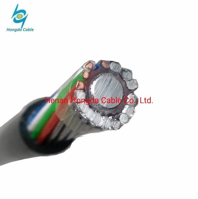 XLPE Insulated Communication Copper Wire 0.8mm Aerial Concentric Service Cable 4AWG 2AWG