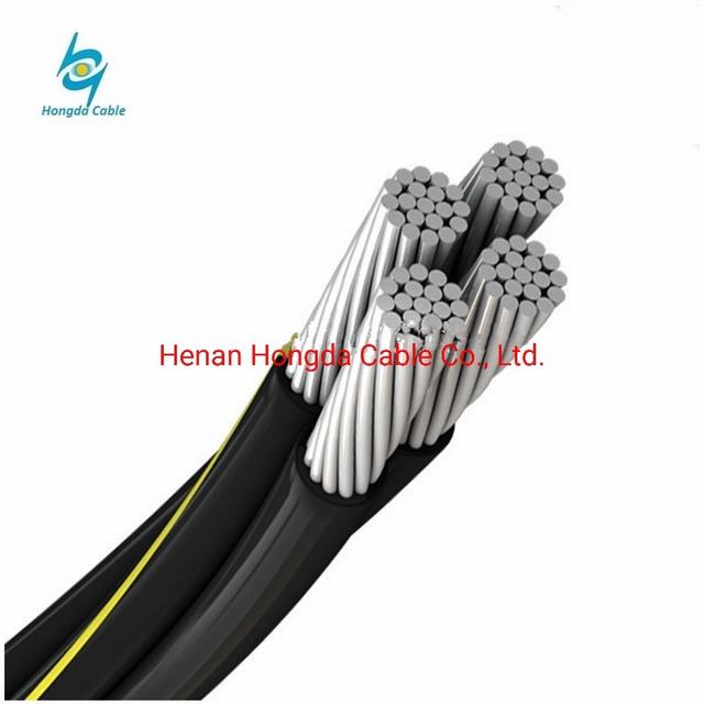 
                                 Triplex XLPE Paquete Cable antena aluminio ABC 2+2/0Dungenese*2/0 AWG                            