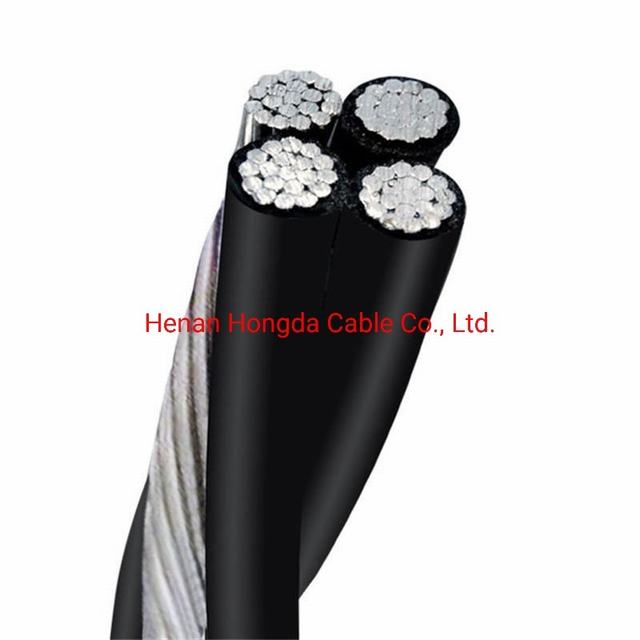 
                                 XLPE Triplex Aluminium Verdraaide ABC Kabel Flustra 2*3/0+3/0AWG                            