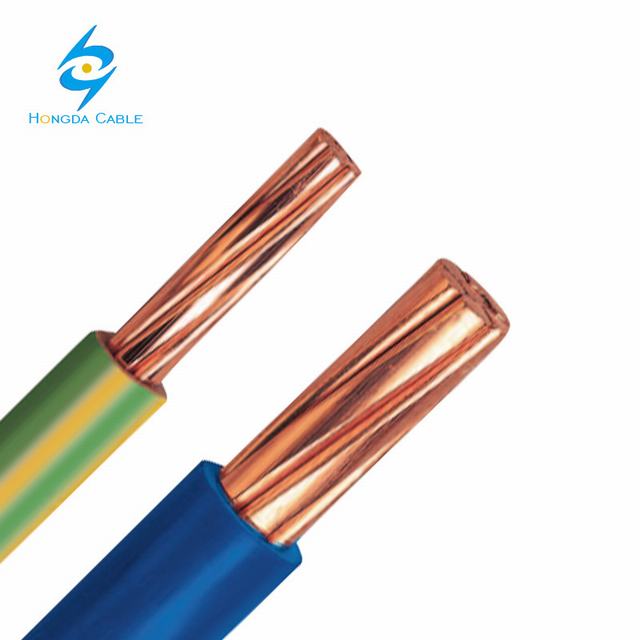 Yellow Green PVC Insulated Copper Core 50mm2 Single Core Earth Cable