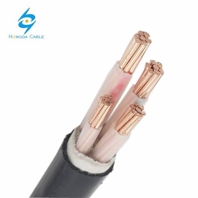  Yjv 4 Core de baja tensión de 16mm 0.6/1kv XLPE de cobre del cable de alimentación eléctrica