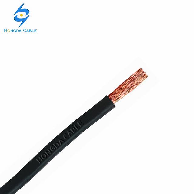  Conductor de cobre flexible Cable de soldadura de caucho