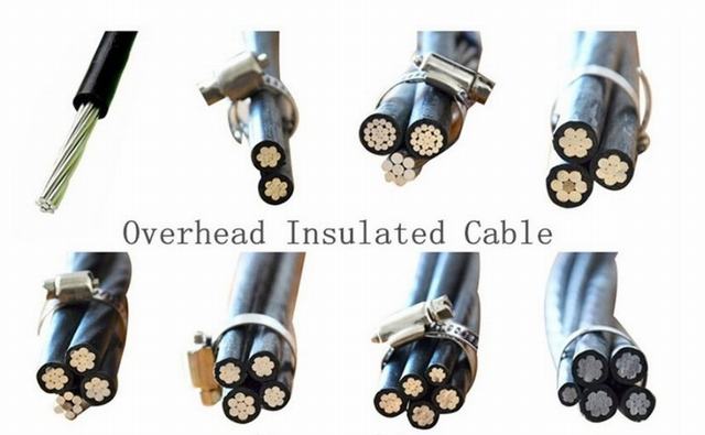 0.6/1kv 10kv 33kv Service Drop Cable Aerial Bundle Cable Overhead Aluminium