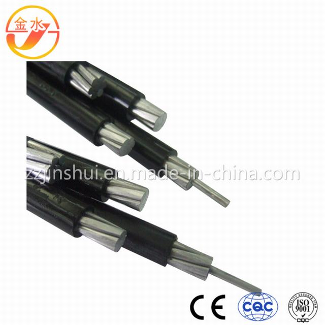  0.6/1kv Aluminium AAC Belüftung-ABC-Kabel-obenliegendes Kabel