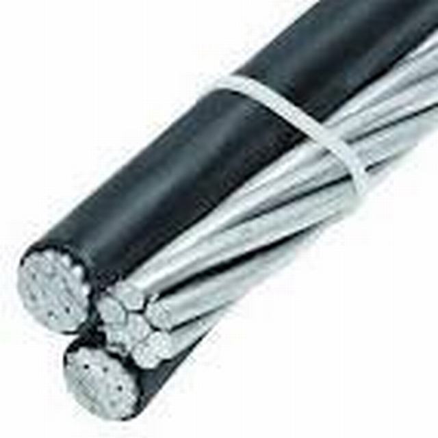  0.6/1kv Kabel van de Leider van het aluminium de Lucht Gebundelde Lucht