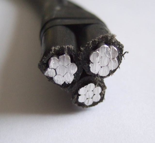  0.6/1kv o cabo de alumínio entrançado de Baixa Tensão 3x35 mm Triplex Quadr.