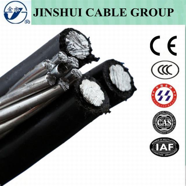 0.6/1kv XLPE Insulated Service Drop Cable Aluminum Preassemble Cable Overhead Aerial Bundled Conductor ABC Cable