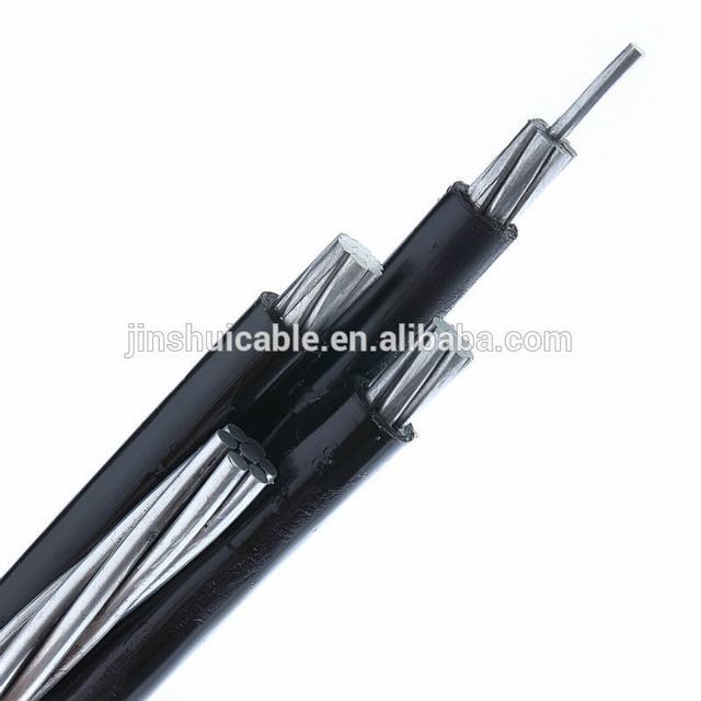  4*25 Service de la norme ASTM Drop Câble Câble duplex ABC