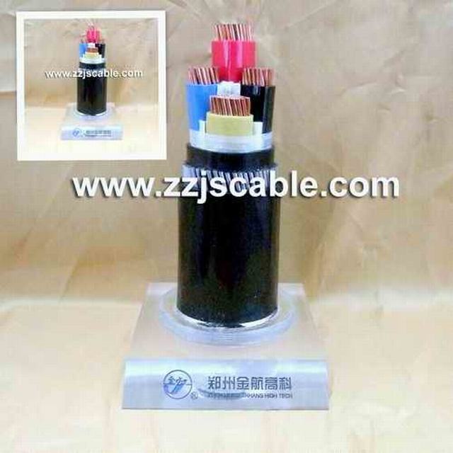 4 Core Cu/XLPE/Swa/PVC Underground Armoured Power Cable Size