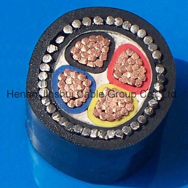 4 Core Low Voltage Armored Copper Power Cable 50mm2