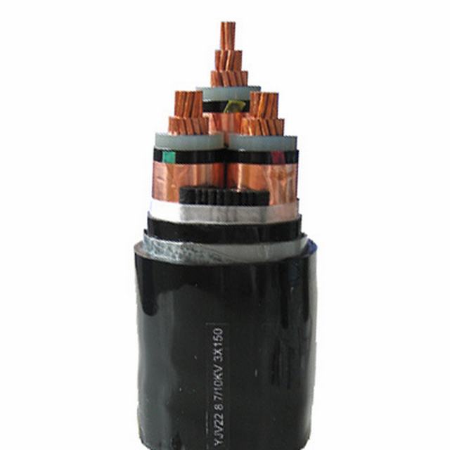 4 Solid Core Round Conductor Armoured XLPE Power Cable