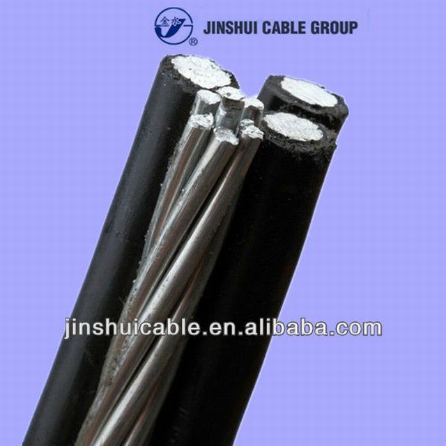 Al/XLPE 3X16+16mm2 3X25 Quadruplex ABC Cable
