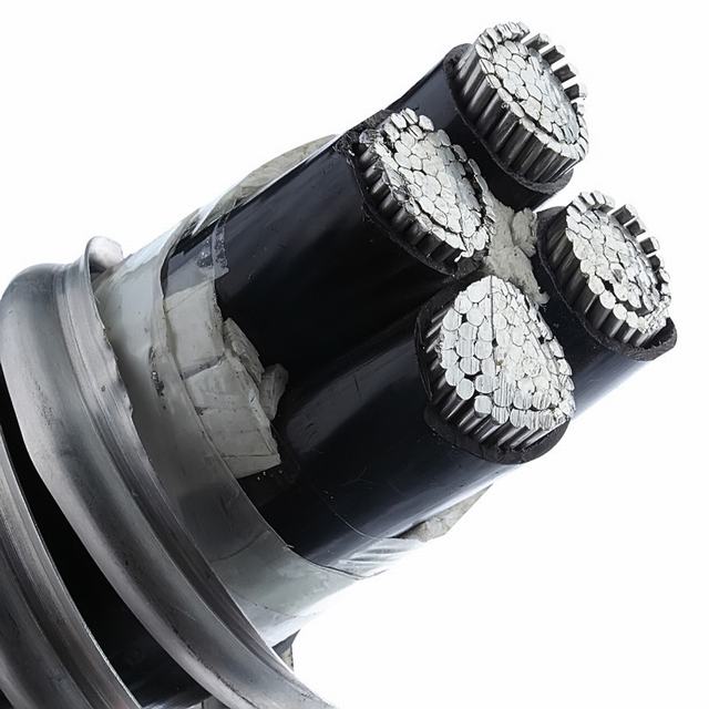  Алюминиевые провода питания ABC XLPE изоляцией ПВХ Douplex тройной накладных антенна в комплекте кабель