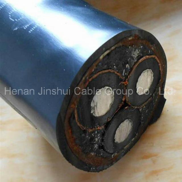  Алюминиевый проводник подземных Hv XLPE кабель питания