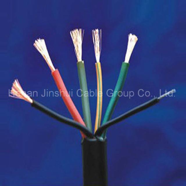  Bainha em PVC de condutores de cobre 6 Core do cabo de controle de baixa tensão