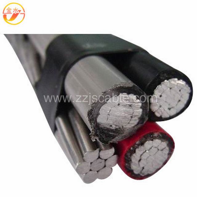 Duplex Service Drop HDPE Insulated Overhead ABC Cable
